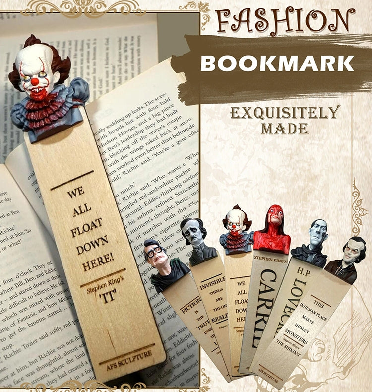 Resin Horror Bookmarks Halloween Gift For Book Lover