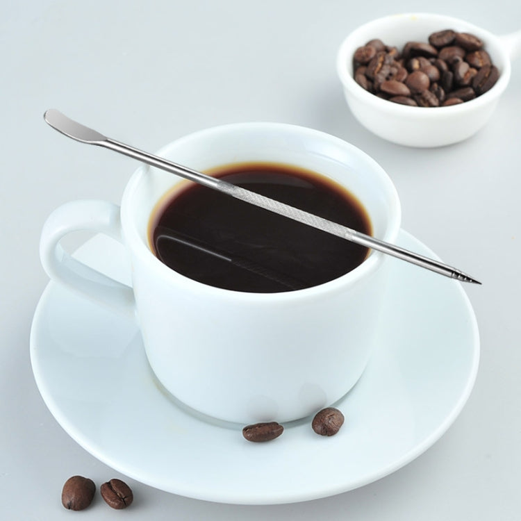 10 PCS CC-608 304 Stainless Steel Coffee Stick Flower Needle(OPP Packaging)