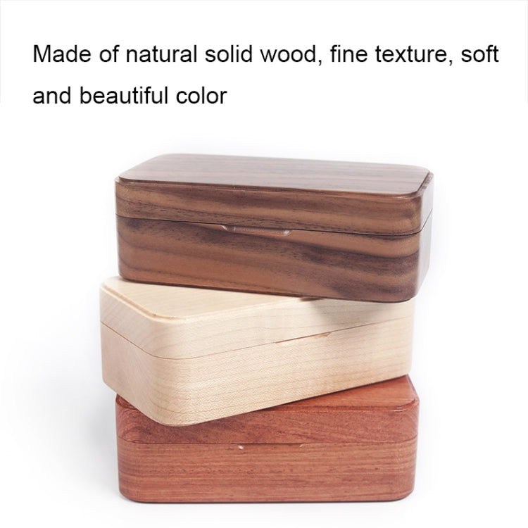 Wooden Music Box with Ring Storage Function, Spec: J281