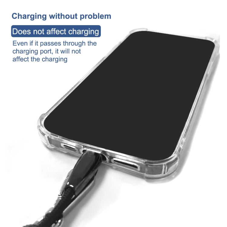 2 PCS Phone Lanyard Adjustable Detachable Neck Cord with Card