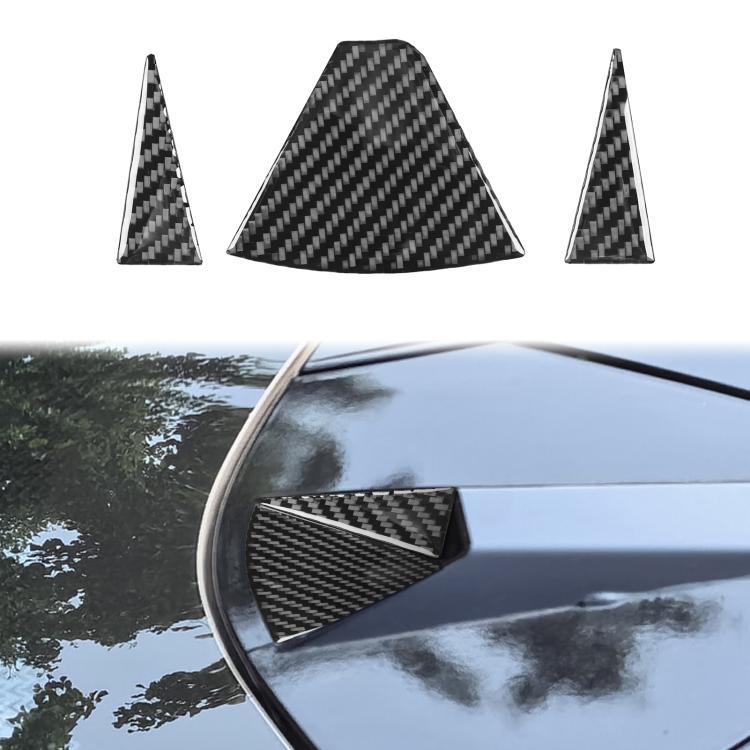 For Chevrolet Corvette C8 Rear Camera Triangle Sticker - Black