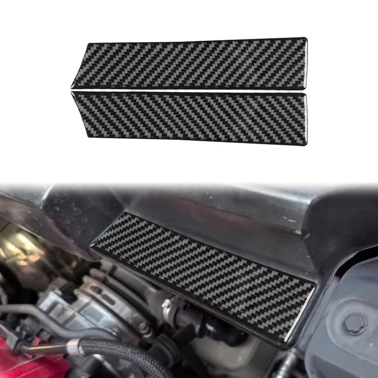 For Chevrolet Corvette C8 2pcs /Set Rear Engine Trim Strip - Black