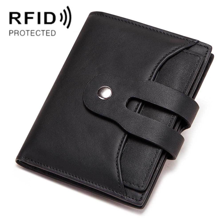 BP932 RFID Anti-Theft Brush Women Wallet Short Multi-Card Solt Pocket