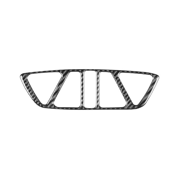 For Chevrolet Corvette C8 Trunk Buckle Decorative Sticker - Black