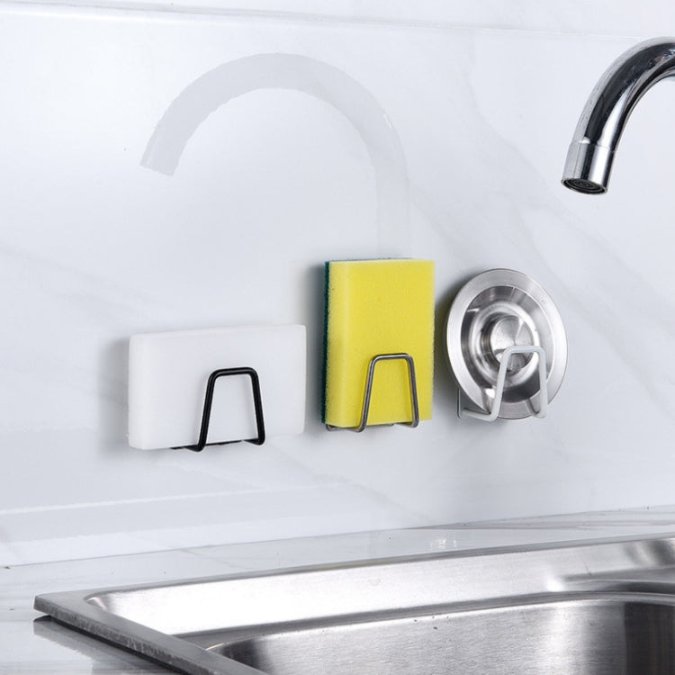 4 PCS 304 Stainless Steel Sponge Rack Sink Drain Rack, Color: Large Baking White