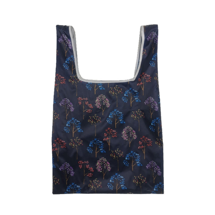 5 PCS M0048 Portable Foldable Printed Shopping Bag
