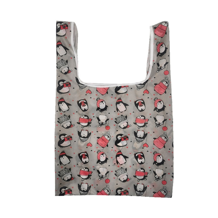 5 PCS M0048 Portable Foldable Printed Shopping Bag