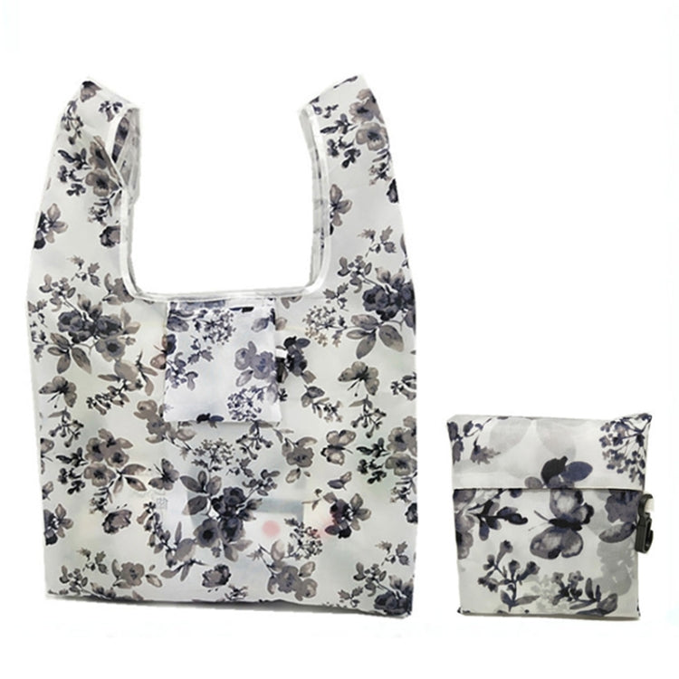 5 PCS M0048 Portable Foldable Printed Shopping Bag