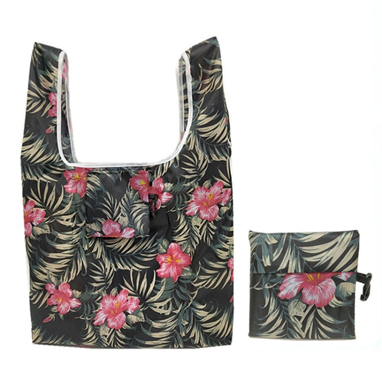 5 PCS M0048 Portable Foldable Printed Shopping Bag