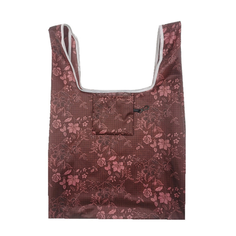 5 PCS M0048 Portable Foldable Printed Shopping Bag