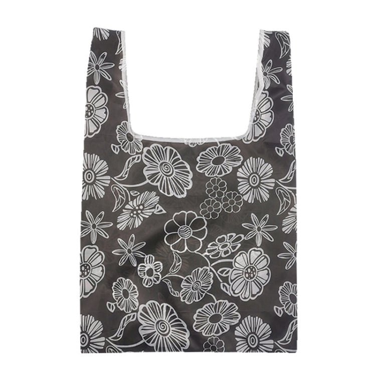 5 PCS M0048 Portable Foldable Printed Shopping Bag