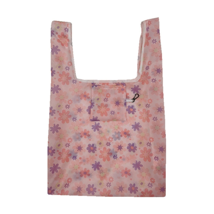 5 PCS M0048 Portable Foldable Printed Shopping Bag