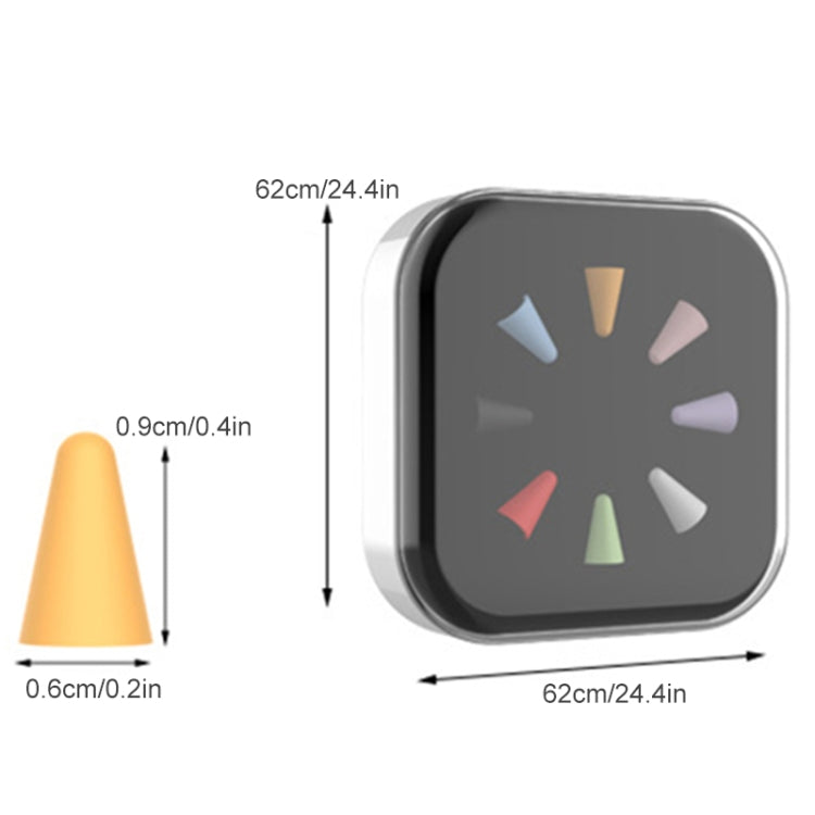 8 In 1 Universal Wearable Nib Protector For Apple Pencil 1/2