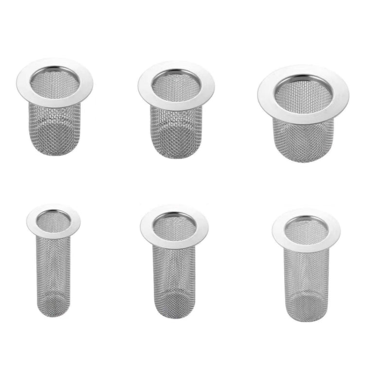 3 PCS 304 Stainless Steel Sewer Anti-Clogging Filter, Model: 42 Long
