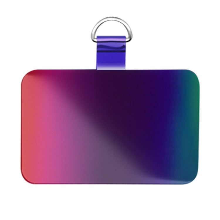 2 PCS Universal Phone Lanyard Rainbow Gasket Patch Back Stick