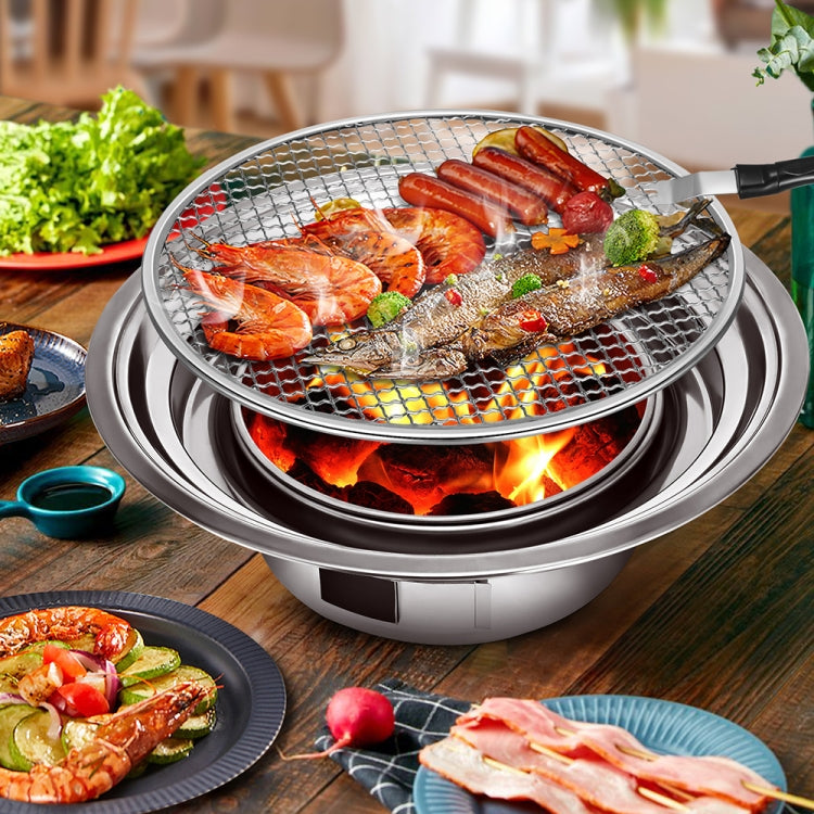 Home Multifunctional Adjustable Fire Barbecue Grill, Size: L (Grill Net)