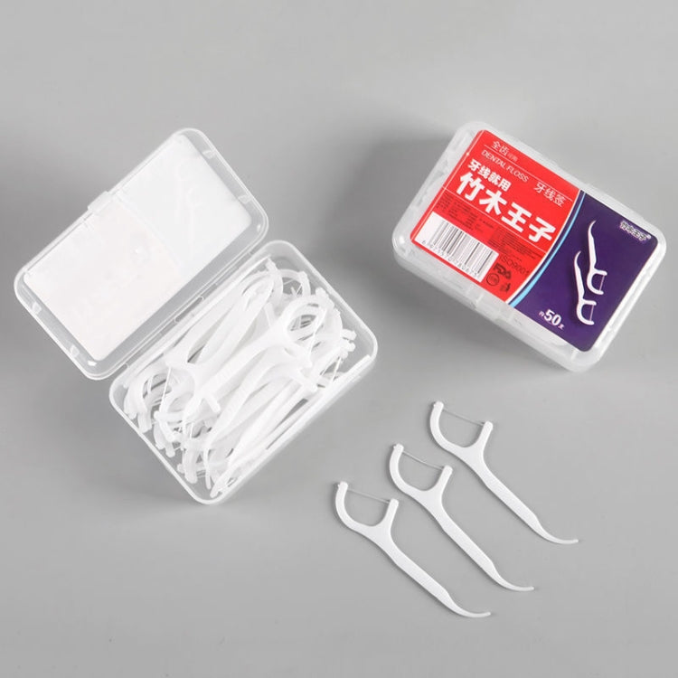 10 Boxes Bow Ultra-fine Tooth Picking Floss(50 Pcs/Box)