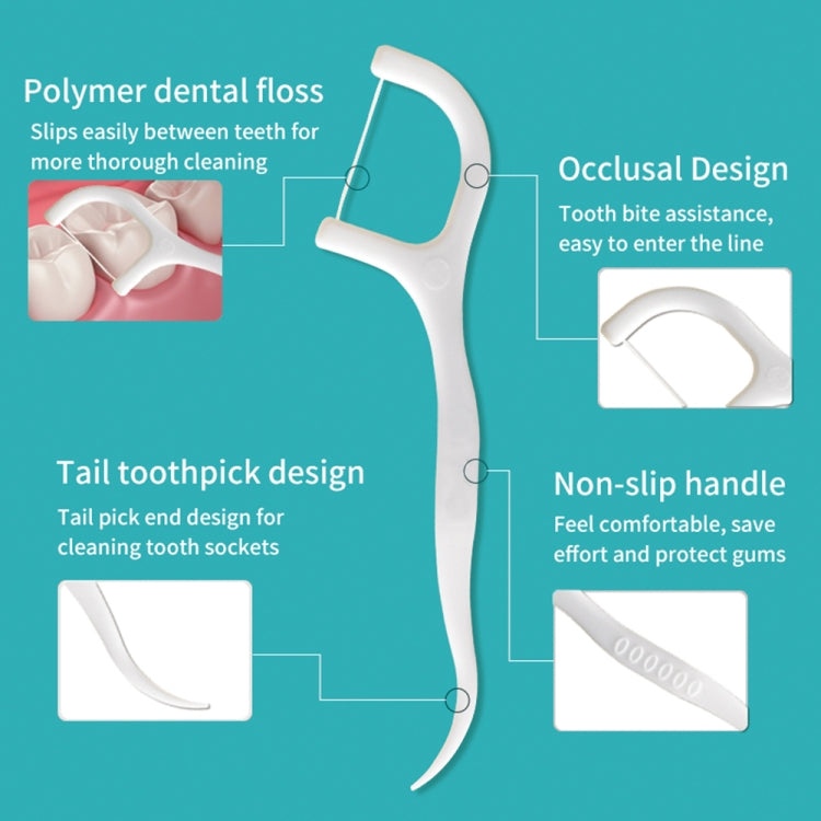 10 Boxes Bow Ultra-fine Tooth Picking Floss(50 Pcs/Box)