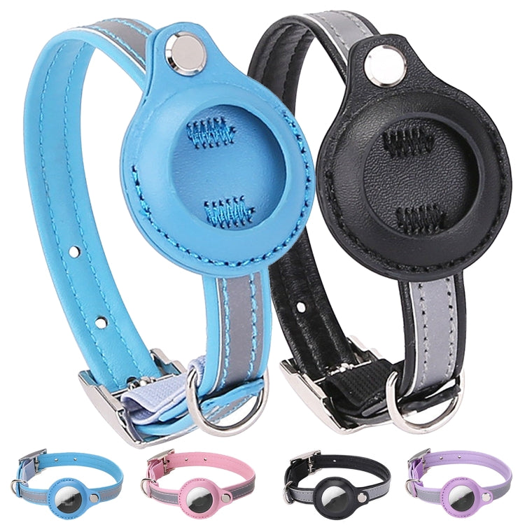 For Airtag Tracker Protective Cover Pet PU Collar, Specification: