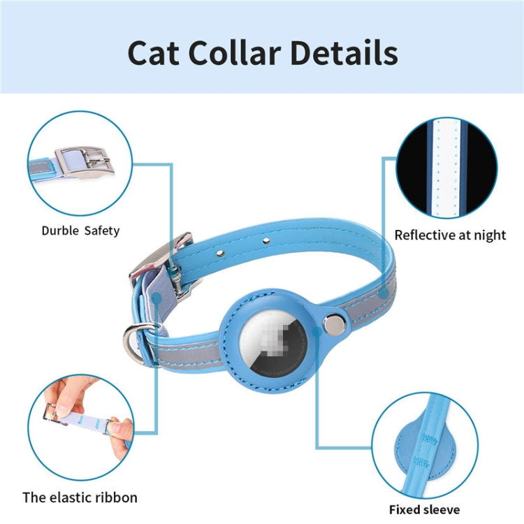 For Airtag Tracker Protective Cover Pet PU Collar, Specification: