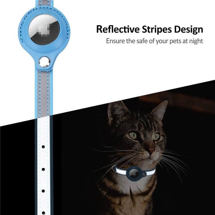 For Airtag Tracker Protective Cover Pet PU Collar, Specification: