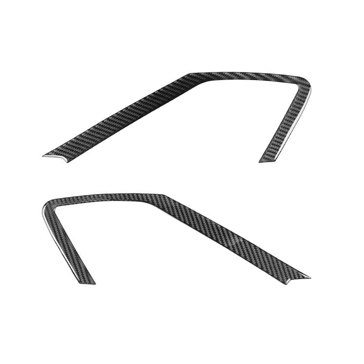 For Chevrolet Corvette C8 2pcs /Set Car Door Speaker Frame Sticker - Black