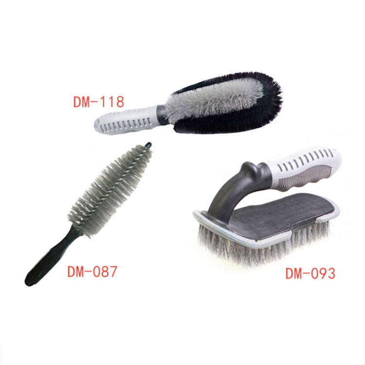 3 PCS Car Tire Brush Carpet Foot Pad Brush, Style: DM-08 Pointed Brush