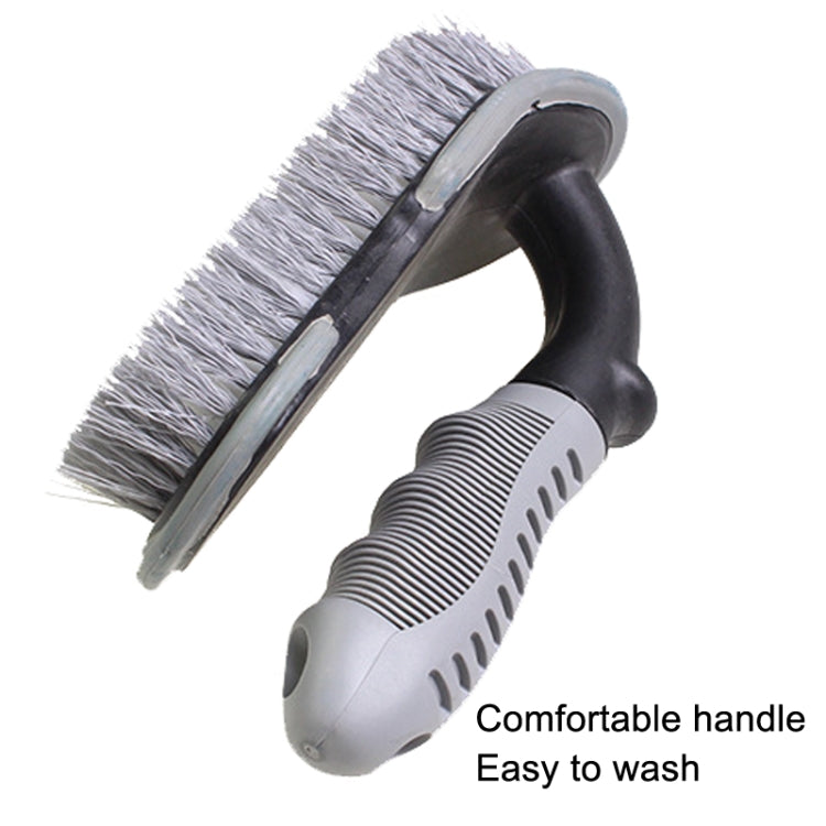 3 PCS Car Tire Brush Carpet Foot Pad Brush, Style: DM-093 Large U-shaped Brush