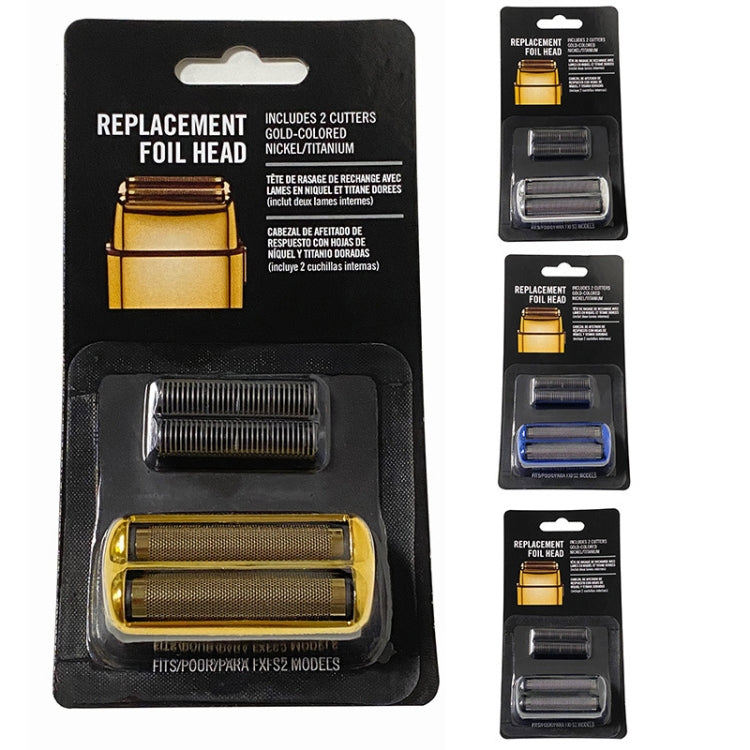Electric Razor Trimmer Head Cover For Babylis,Style: Golden Cover+Knife Net+Knife Head