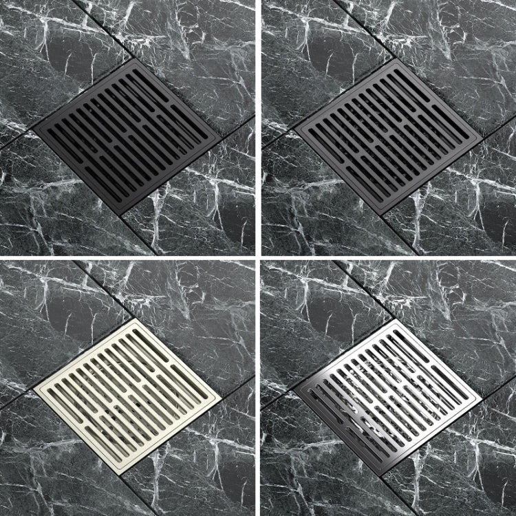 Bathroom Sewer Deodorant Pure Copper Floor Drain, Specification: Chrome