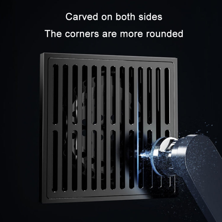 Bathroom Sewer Deodorant Pure Copper Floor Drain, Specification: Chrome