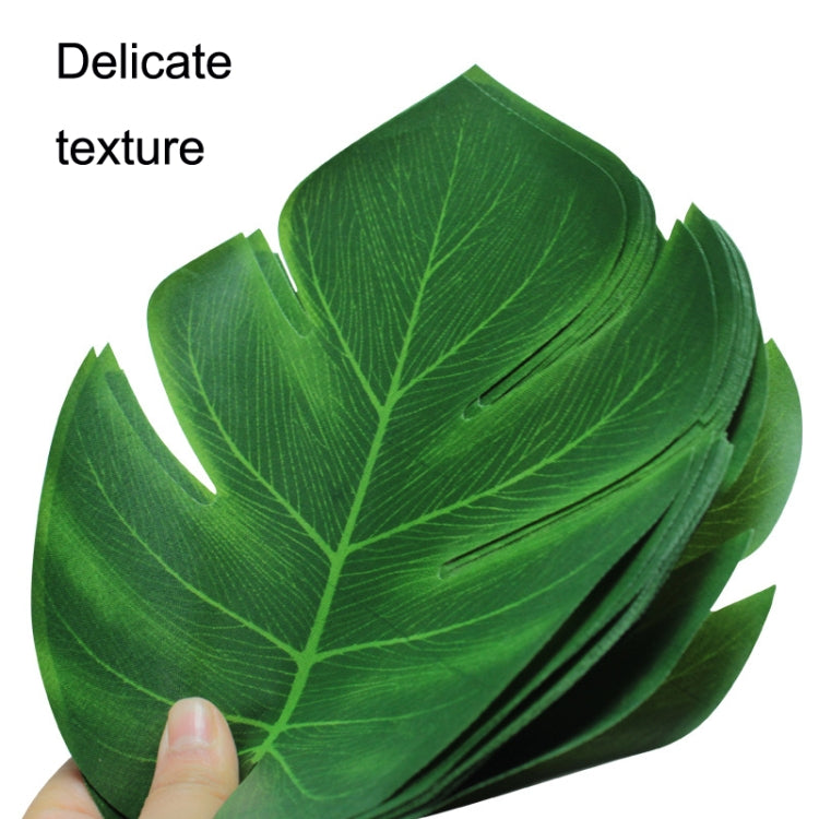 2 Sets Hawaiian Tassel Table Skirt Simulation Turtle Leaf Festival Party Scene Table Arrangement Props