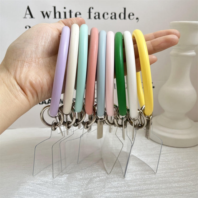 3 PCS Phone Case Silicone Bracelet Keychain Anti-fall Phone Lanyard with Patch