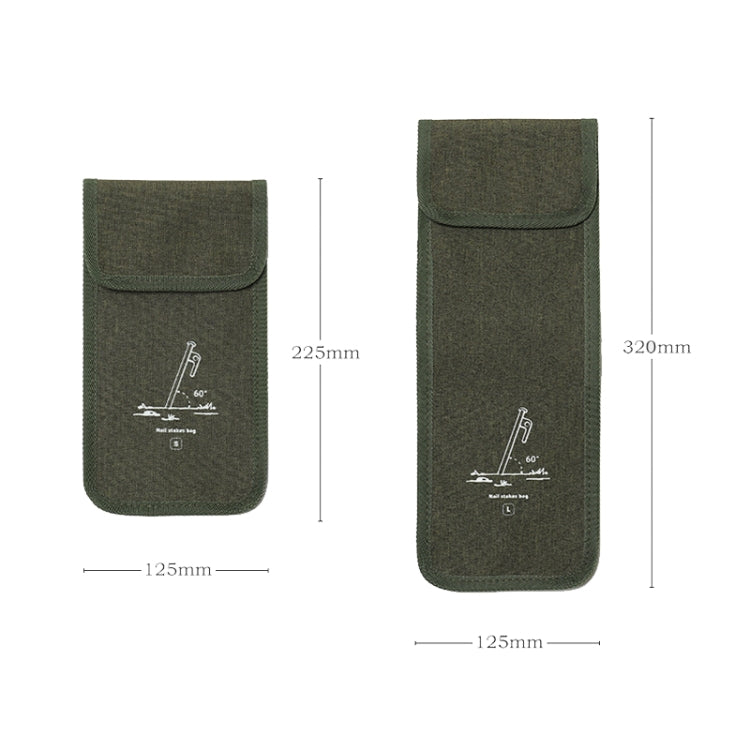 4 PCS Multifunctional Camping Tool Storage Bag, Size: S