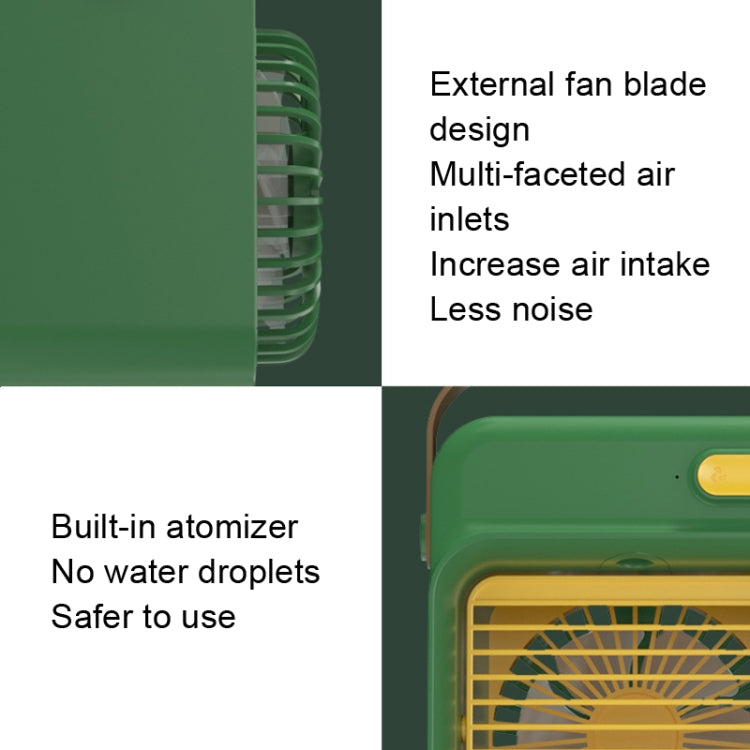 F05 Portable Portable Desktop Mini Spray Air Cooler, Style: USB Direct Plug