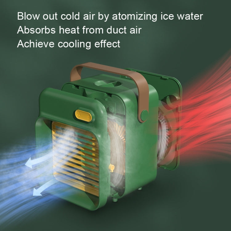 F05 Portable Portable Desktop Mini Spray Air Cooler, Style: Rechargeable