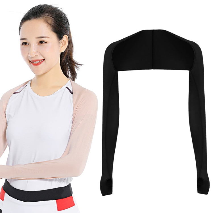 Golf Sunscreen Shawl Sleeves Outdoor Sports Cycling Ice Silk One Word Raglan Sleeves, Size: One Code