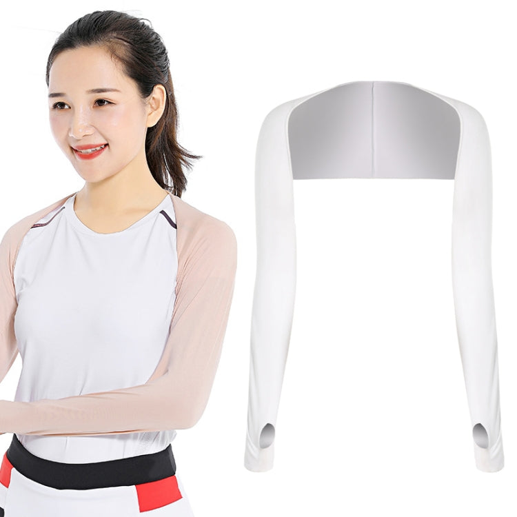 Golf Sunscreen Shawl Sleeves Outdoor Sports Cycling Ice Silk One Word Raglan Sleeves, Size: One Code