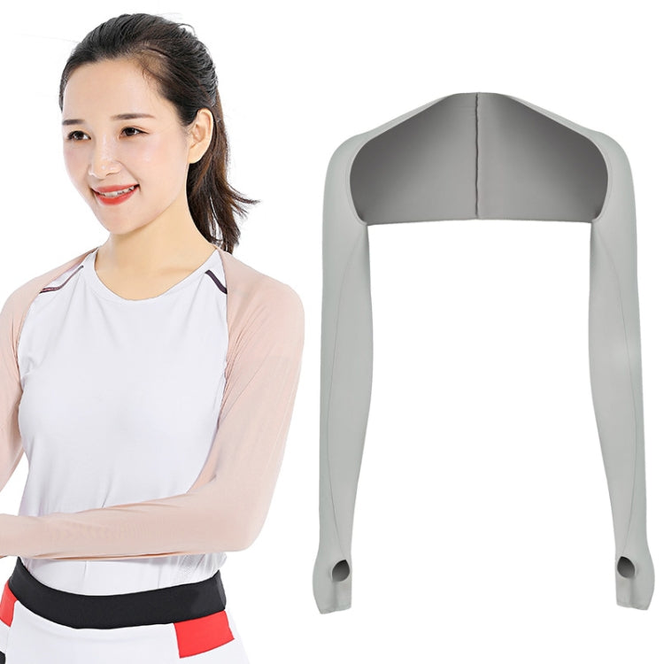Golf Sunscreen Shawl Sleeves Outdoor Sports Cycling Ice Silk One Word Raglan Sleeves, Size: One Code
