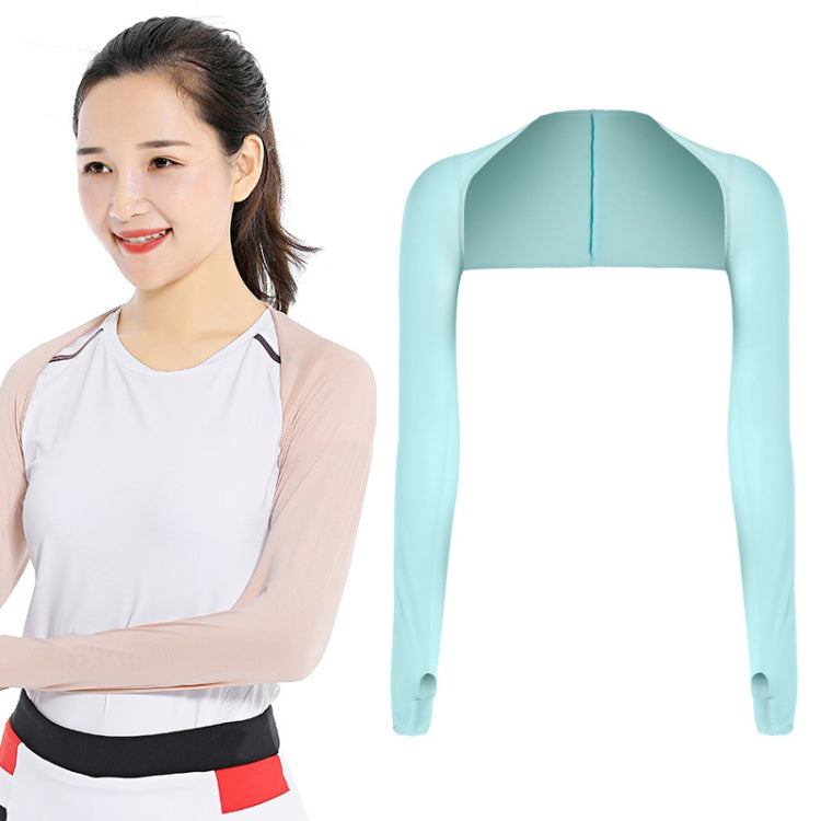 Golf Sunscreen Shawl Sleeves Outdoor Sports Cycling Ice Silk One Word Raglan Sleeves, Size: One Code