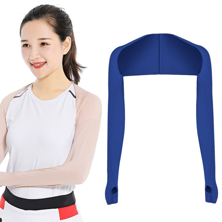 Golf Sunscreen Shawl Sleeves Outdoor Sports Cycling Ice Silk One Word Raglan Sleeves, Size: One Code