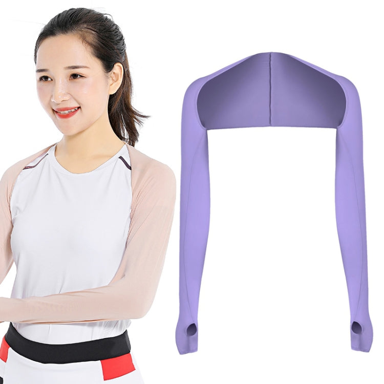 Golf Sunscreen Shawl Sleeves Outdoor Sports Cycling Ice Silk One Word Raglan Sleeves, Size: One Code