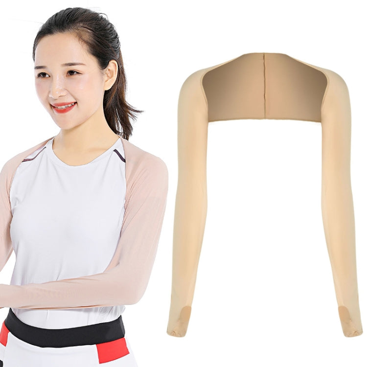 Golf Sunscreen Shawl Sleeves Outdoor Sports Cycling Ice Silk One Word Raglan Sleeves, Size: One Code