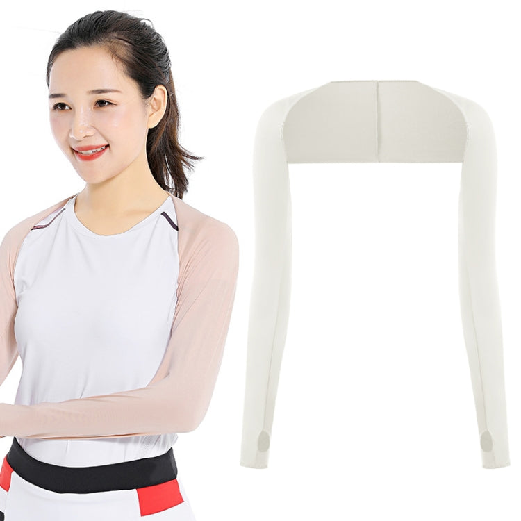 Golf Sunscreen Shawl Sleeves Outdoor Sports Cycling Ice Silk One Word Raglan Sleeves, Size: One Code
