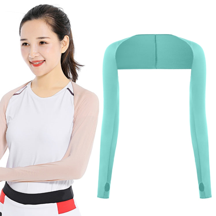 Golf Sunscreen Shawl Sleeves Outdoor Sports Cycling Ice Silk One Word Raglan Sleeves, Size: One Code