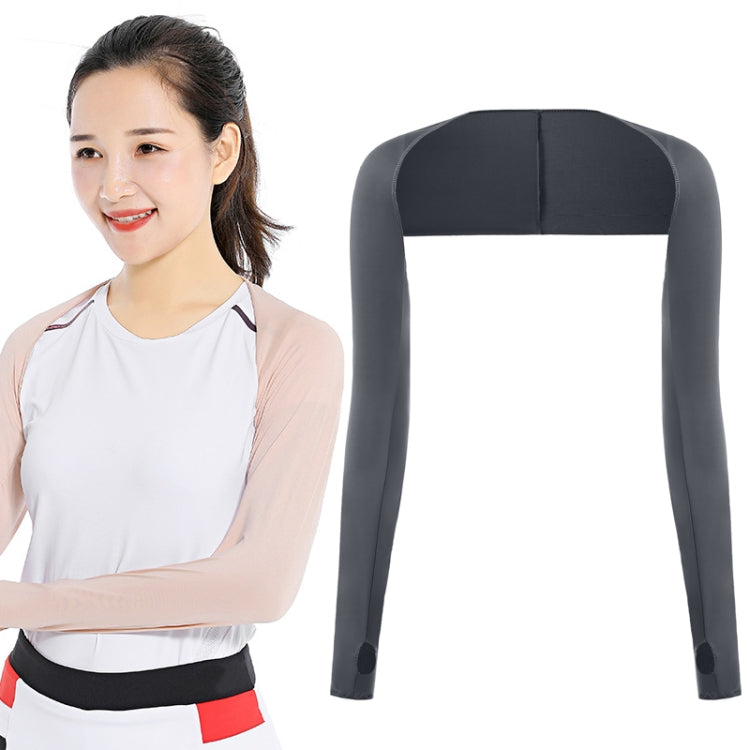Golf Sunscreen Shawl Sleeves Outdoor Sports Cycling Ice Silk One Word Raglan Sleeves, Size: One Code