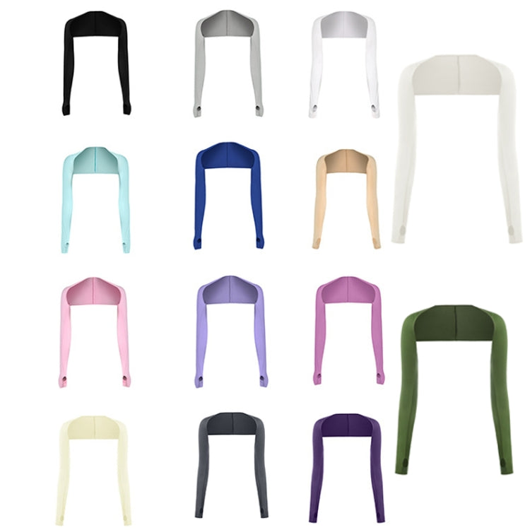 Golf Sunscreen Shawl Sleeves Outdoor Sports Cycling Ice Silk One Word Raglan Sleeves, Size: One Code