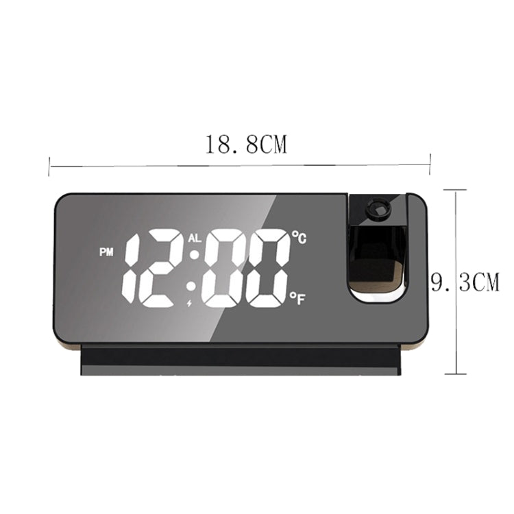 S282 Multifunctional Silent Electronic Digital Projection Clock