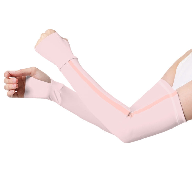 1 Pair Sunscreen Ice Silk Sleeves Outdoor Cycling Driving UV Protection Sleeves, Size: