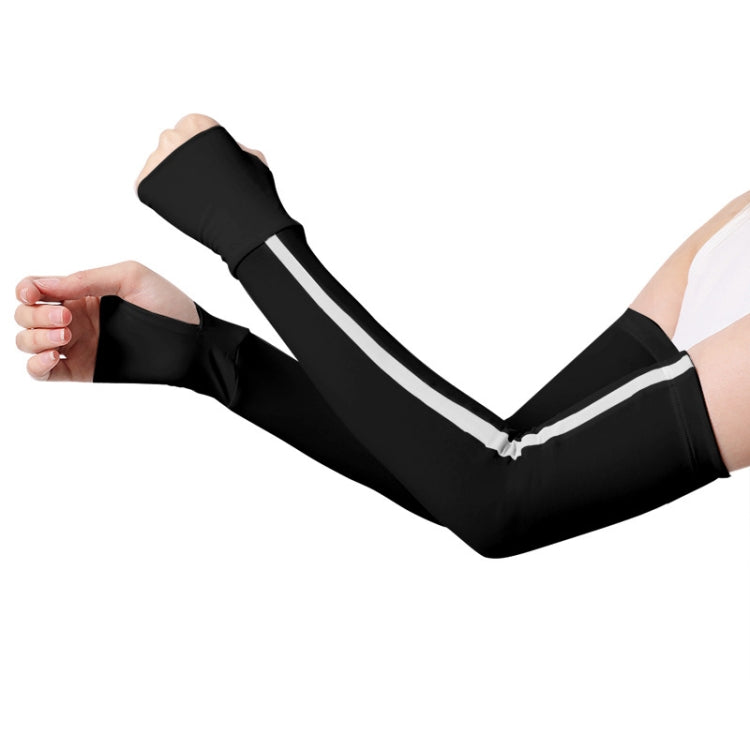 1 Pair Sunscreen Ice Silk Sleeves Outdoor Cycling Driving UV Protection Sleeves, Size: